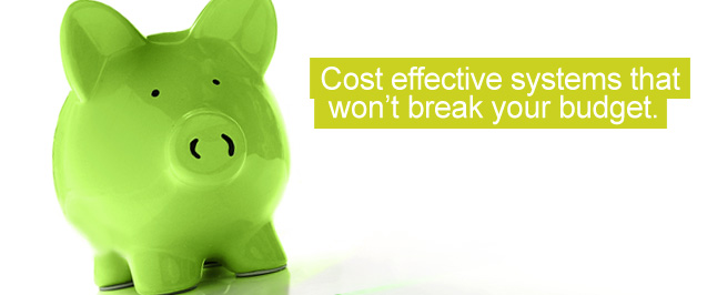 Cost effective systems that won't break your budget